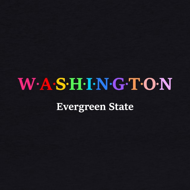 Washington, USA. Evergreen State. by Koolstudio